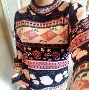 Floral Vintage Sweater
